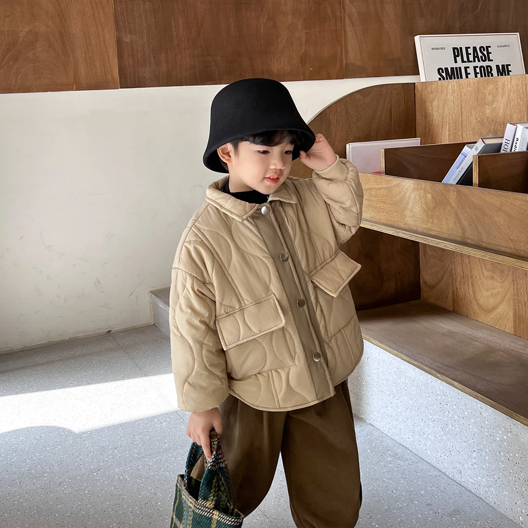 【现货】冬季儿童中大童加厚韩版休闲棉服WP0064-WTT3