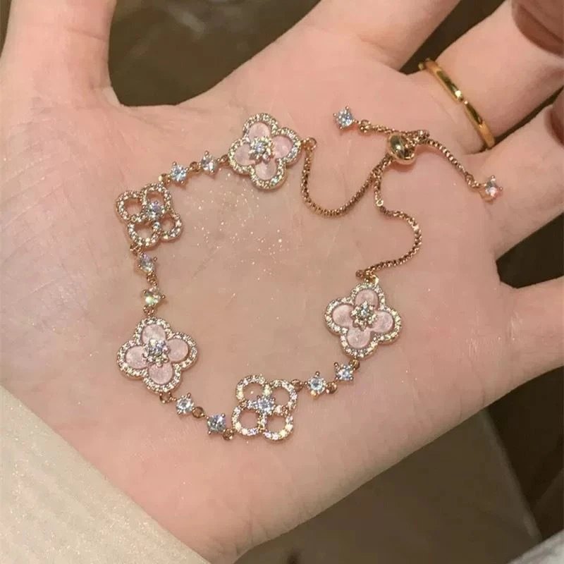 铜合金手链 铜合金手链 爆款四叶草