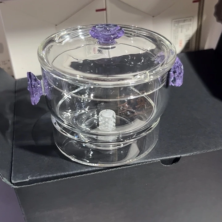 孤品 云锦泡茶器 紫色