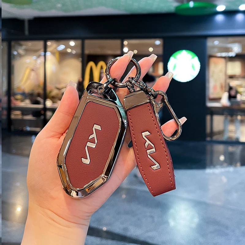 适用起亚EV5钥匙套EV6包GT新款530金属壳720高档Land汽车KIA扣EV9
