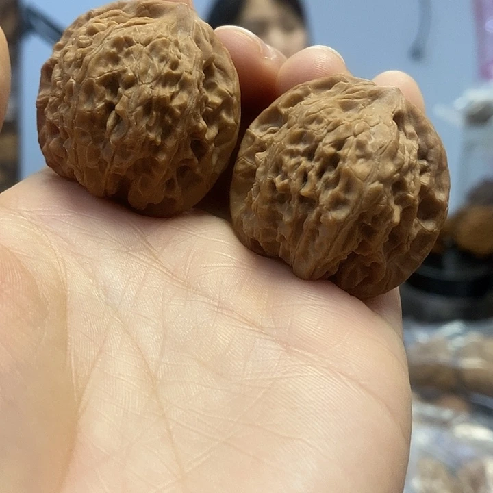 把件文玩核桃37凤眼小众