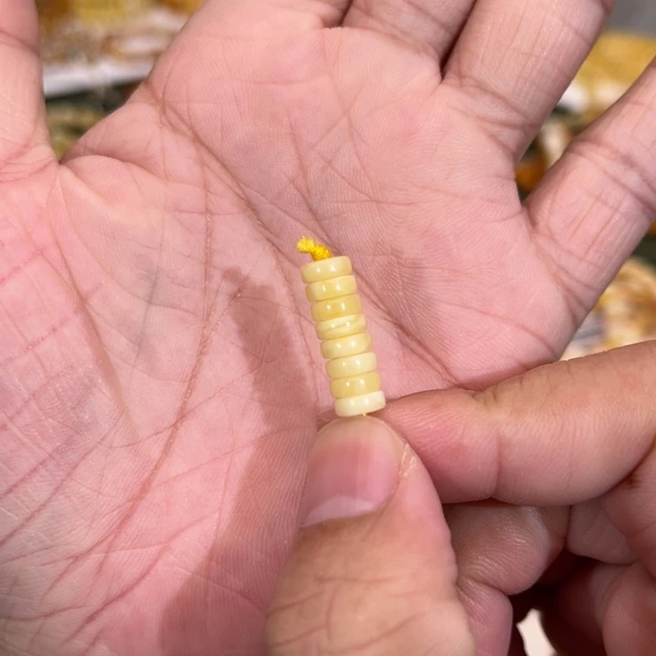 蜜蜡未镶嵌手链6.5mm