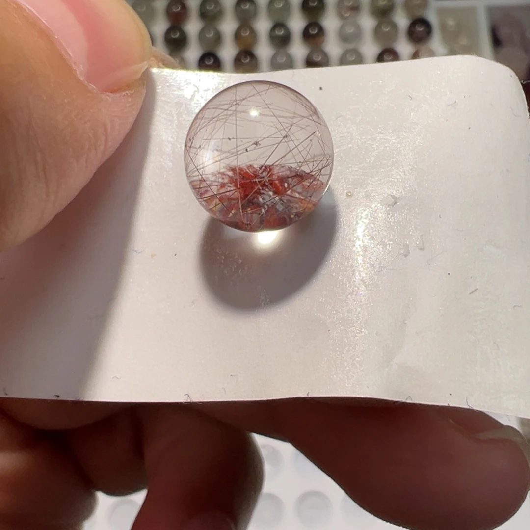 尹***哈银S925镶嵌手链烟晶