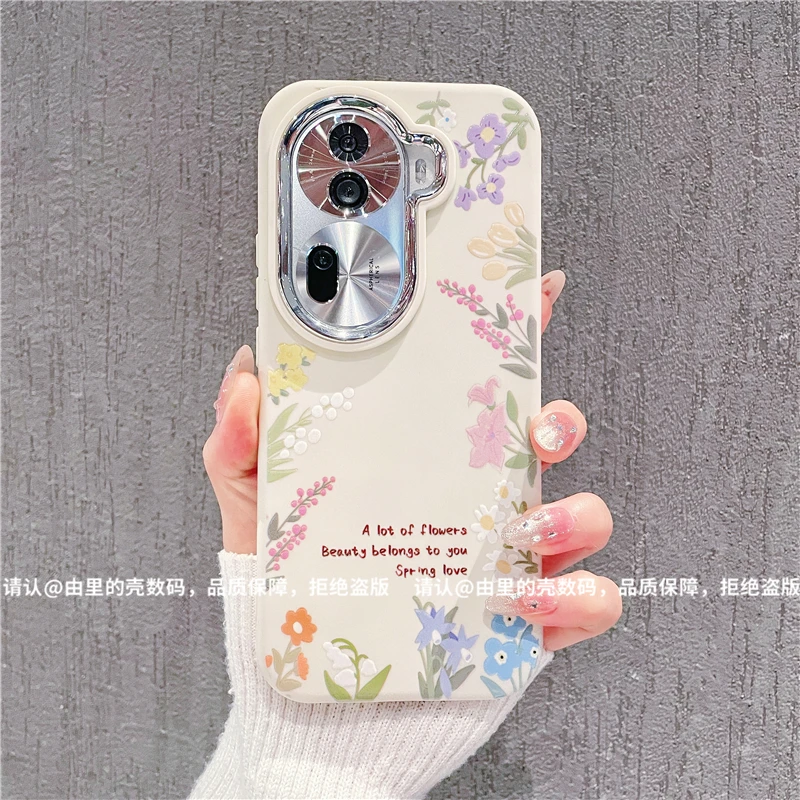 (OPPOReno系列)银镜小胖墩适用OPPOReno13/12/11/10/9/8/7手机壳