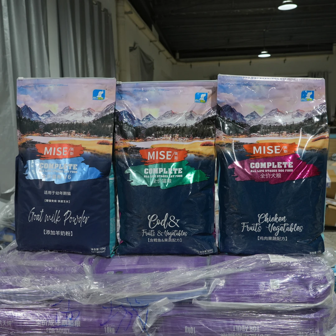 憨憨熊-mise美斯猫粮含羊奶粉10kg/袋增肥低脂通用幼猫成猫粮犬粮