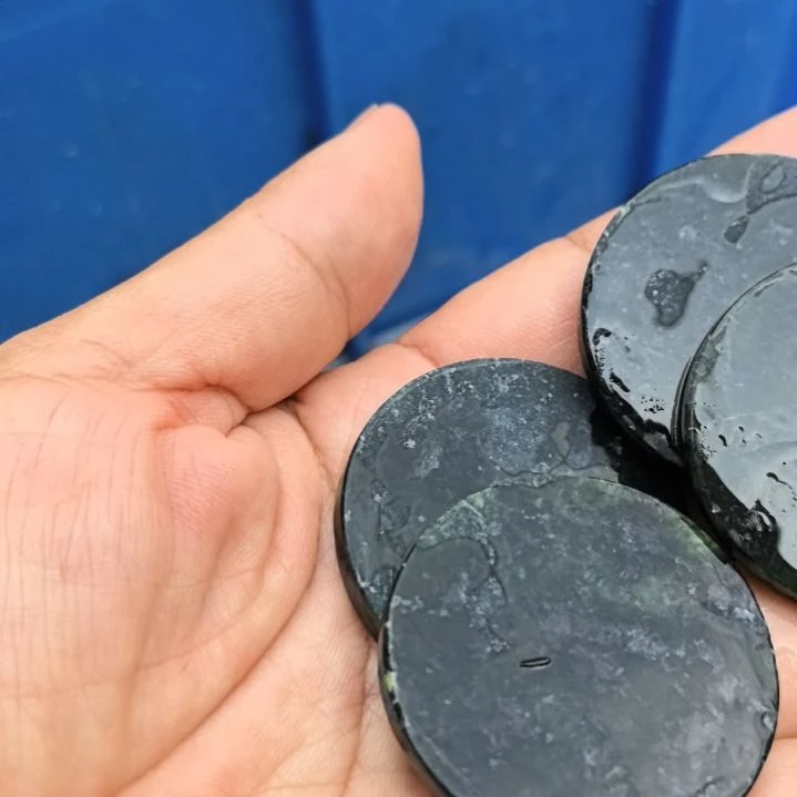 石***兮有机玻璃藏玉药王石片片四个