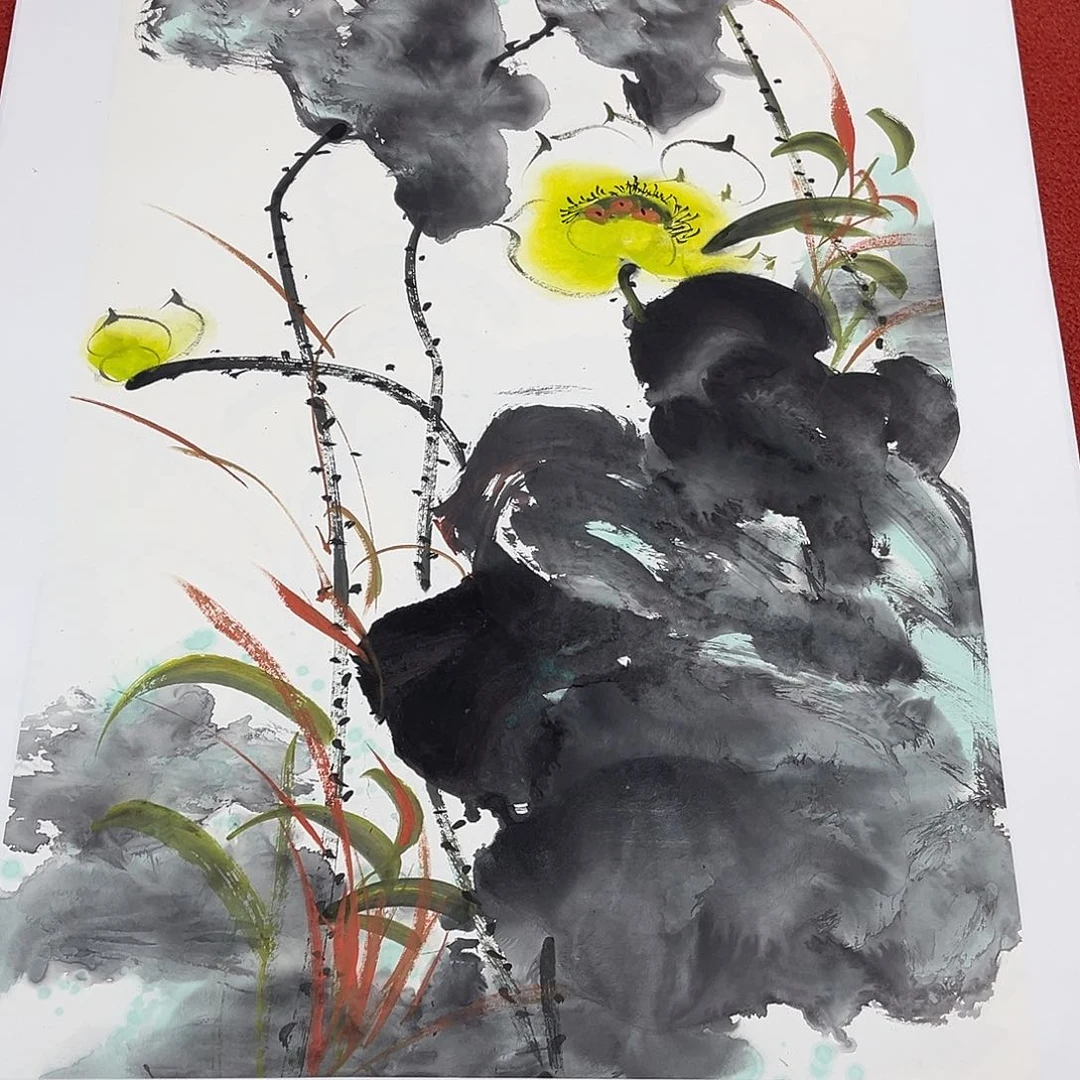 国画手绘国画作品