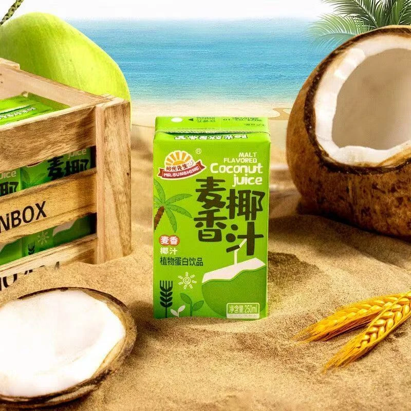 阳光先生果汁豆奶混合饮料对对碰