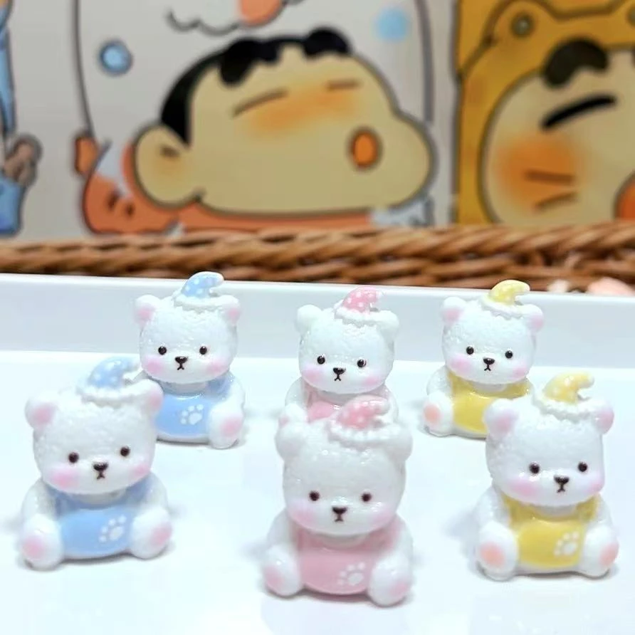 【预售】【师姐毒家定制】立体莉娜熊(3色混)树脂diy饰品配件