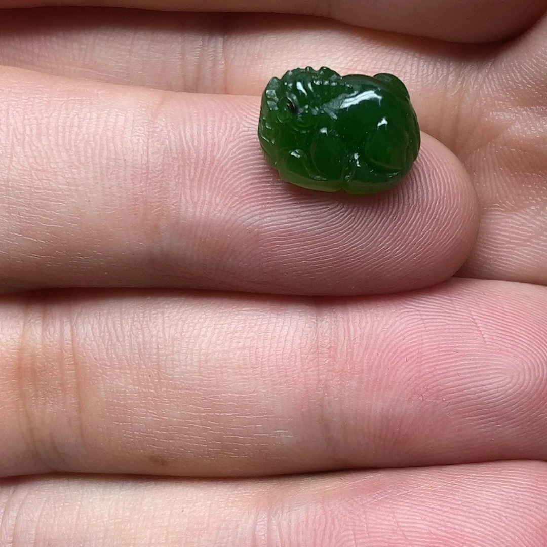 和田玉（碧玉）未镶嵌吊坠(不含链)