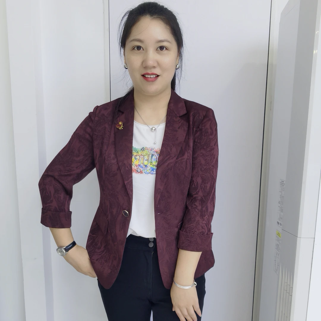 新款时尚洋气百搭气质修身西装外套3238