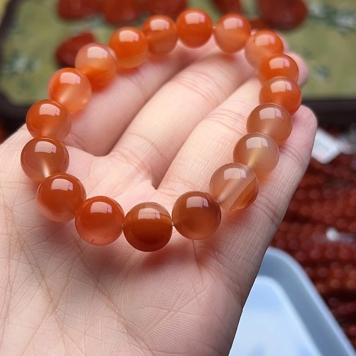 南红玛瑙合金手链29