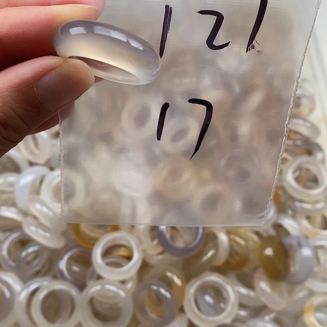 未镶嵌戒指玛瑙/玉髓