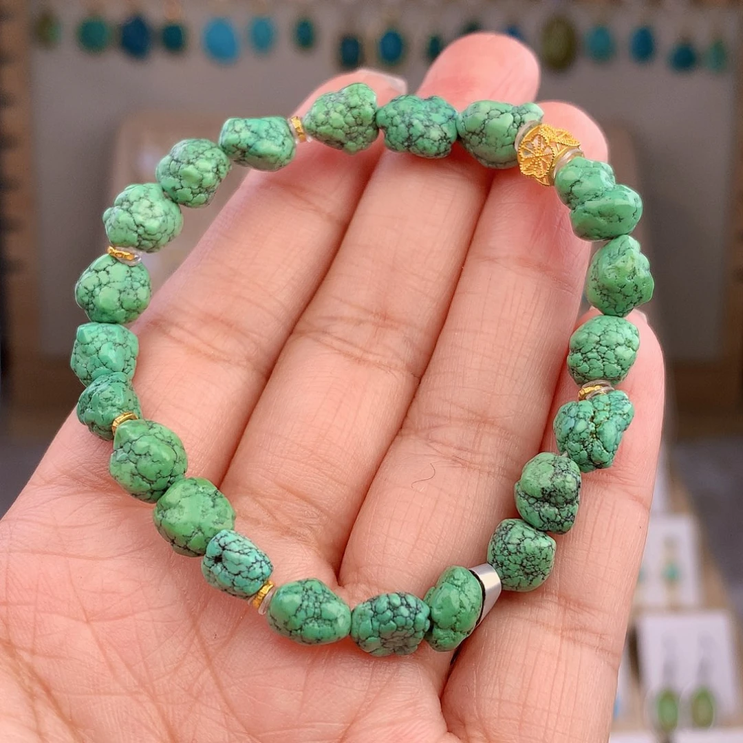 绿松石未镶嵌手链