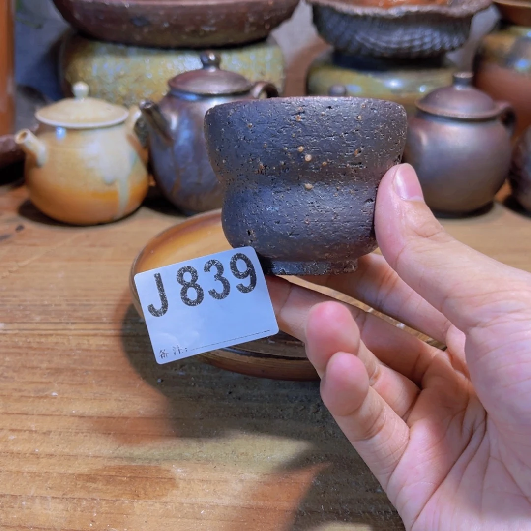 纯手工制作工艺（柴烧）裸烧纯手工制作柴烧839