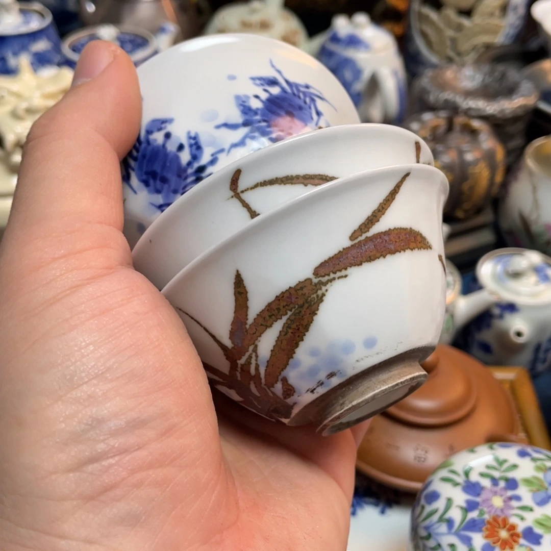 稻***人核桃两个球核桃两个球茶杯