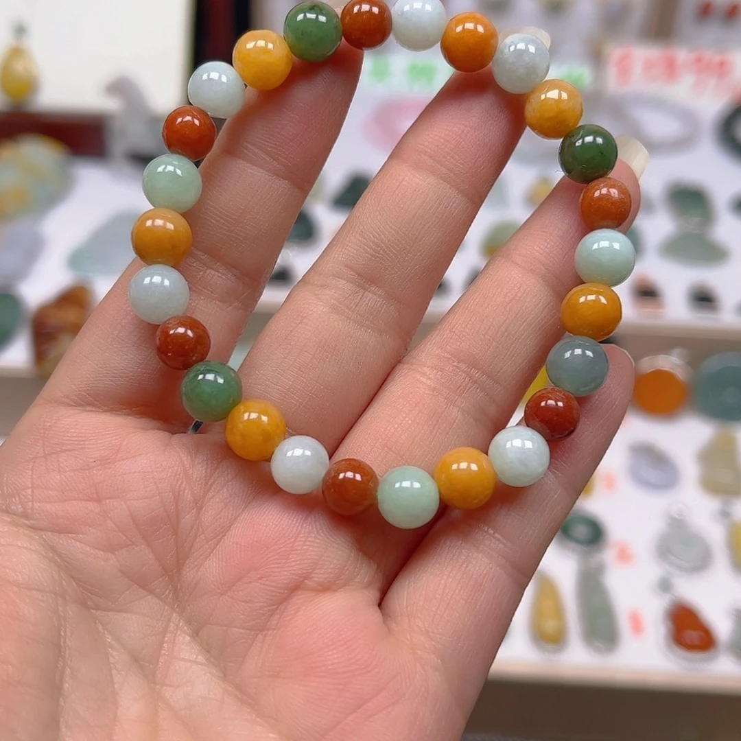 【闪购商品】翡翠颈饰未镶嵌广****司手串