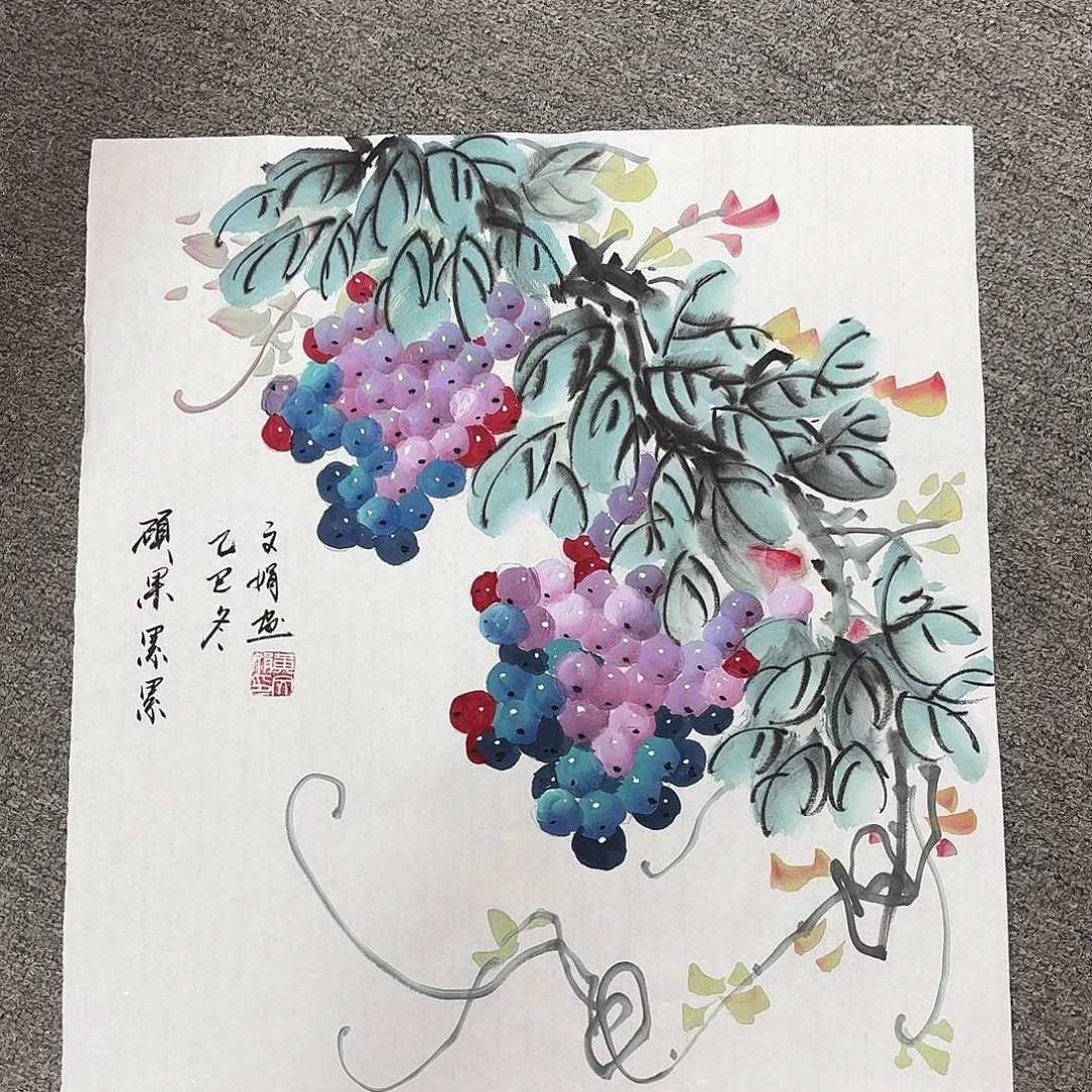 国画国画作品多次入选国内外