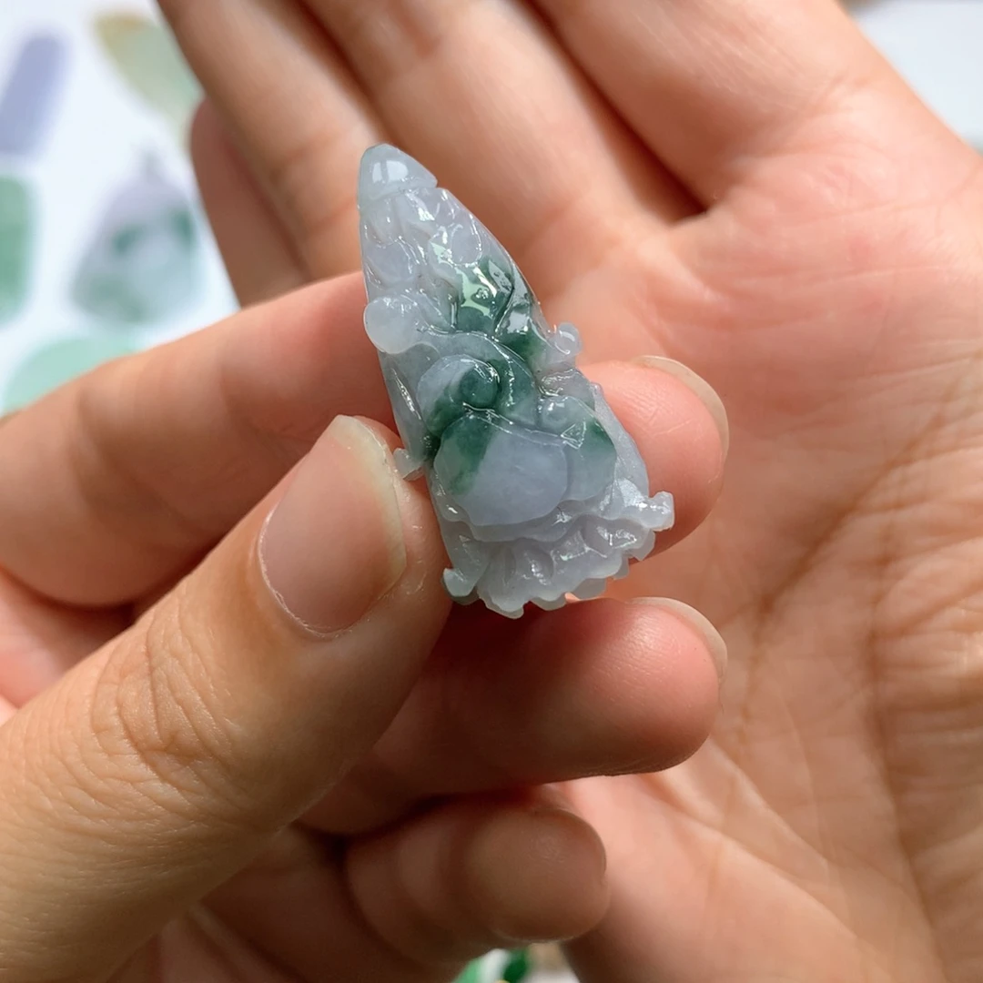 定制翡翠未镶嵌白菜