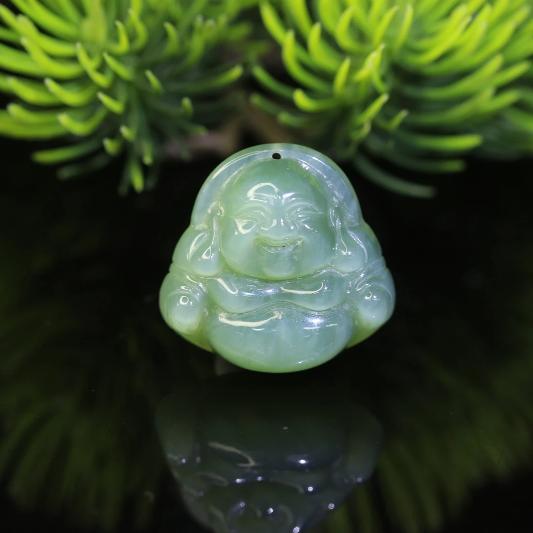 2和田玉碧玉猫眼吊坠/500156保利厦门拍卖
