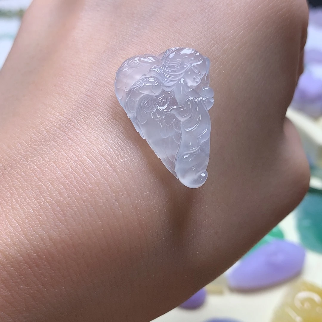 定制翡翠未镶嵌天使