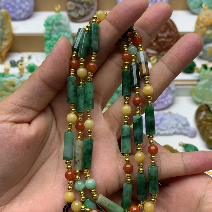 颈饰未镶嵌翡翠翡翠