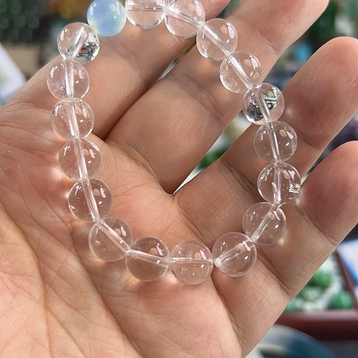 水晶手串未镶嵌白色