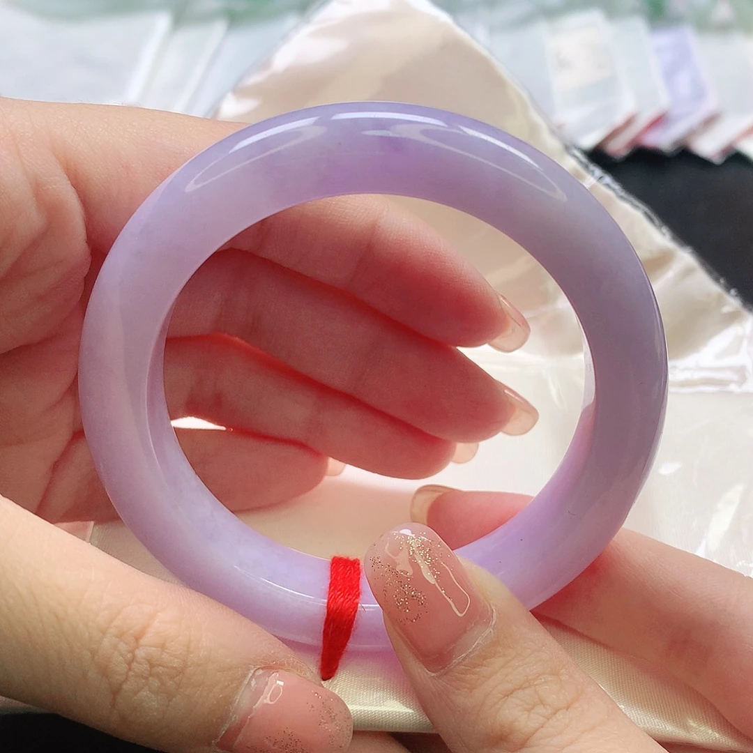 未镶嵌手镯翡翠缅甸天然A货翡翠 55