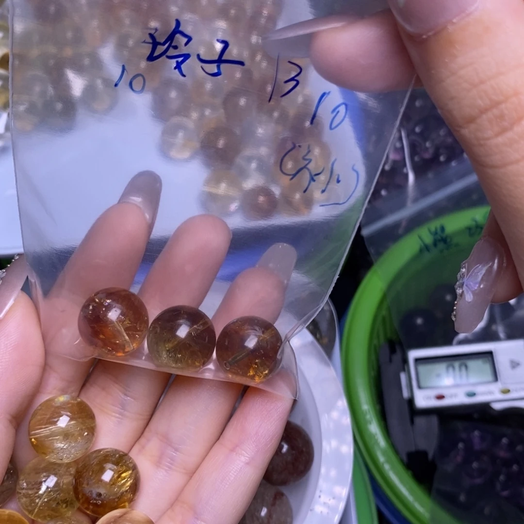 （***子水晶未镶嵌手链黄塔