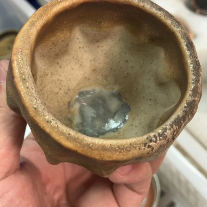 柴烧杯子宝瓶大放漏