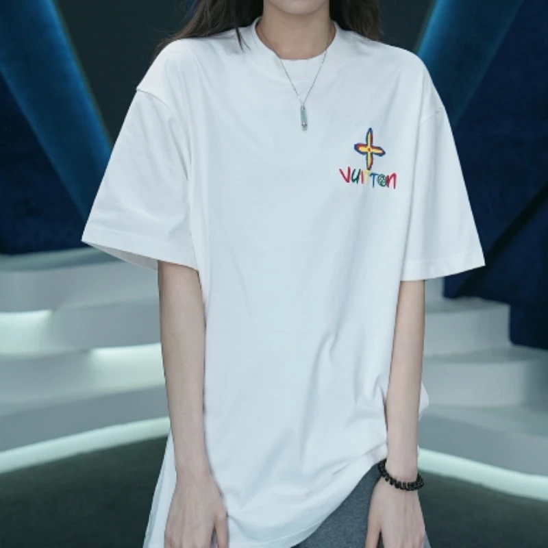 【绘尚D6黛仪】夏季短袖T恤男女同款宽松S256246