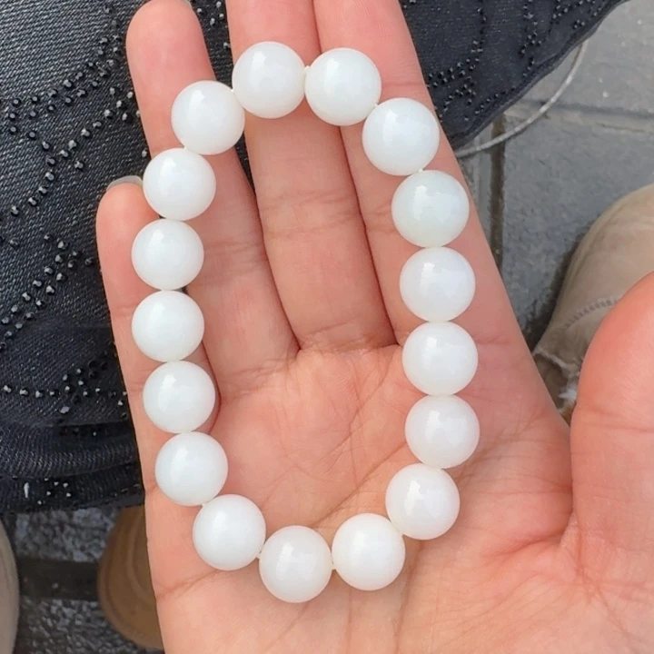 和田玉未镶嵌手串卡12