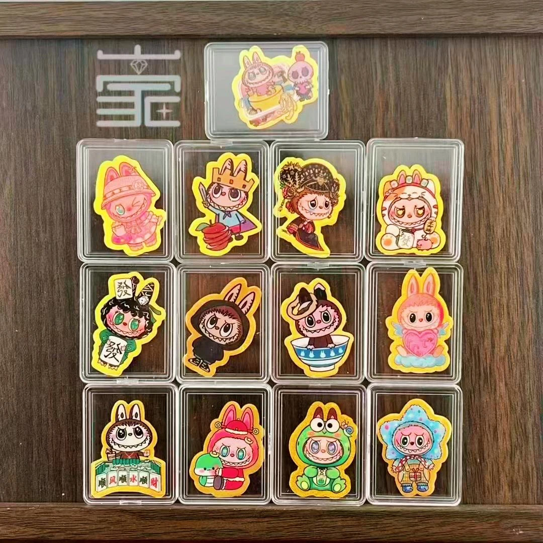 水贝 999 拉布布手机贴 可爱卡通金贴泡泡 labubu 礼物送女友