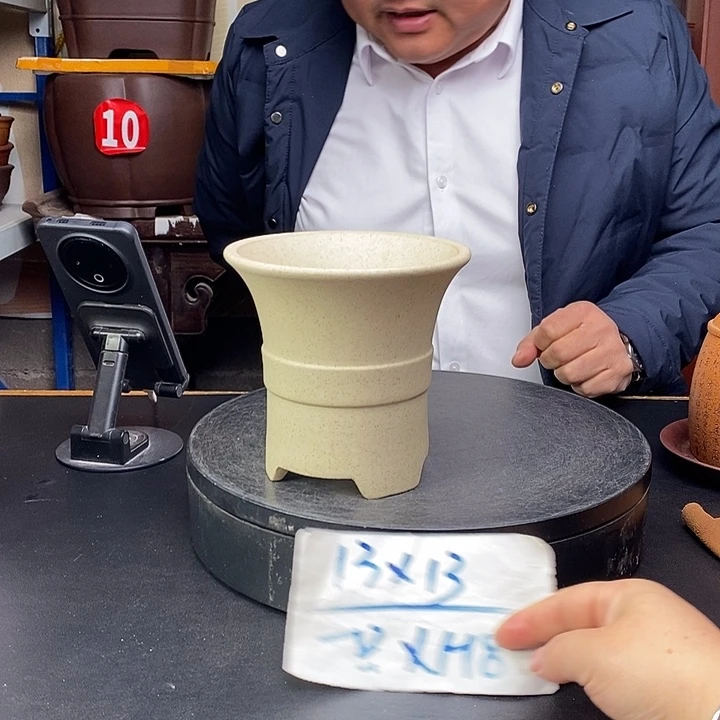 紫砂花盆货号一只XH86