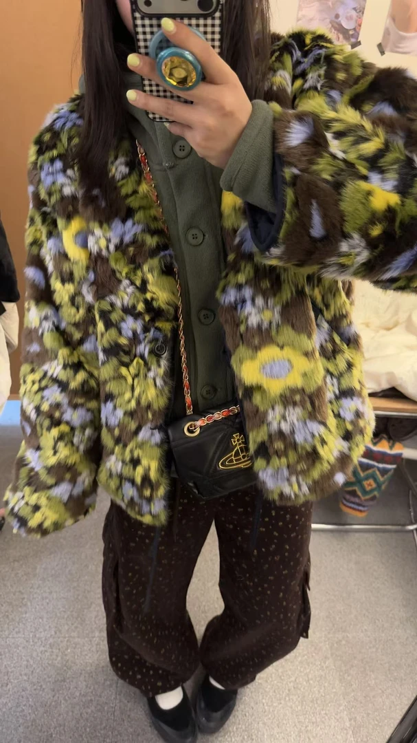 MZ.sister复古毛毛外套【30006】