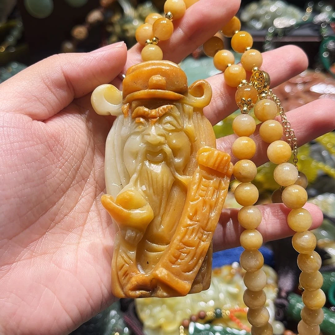 未镶嵌岫玉毛衣链