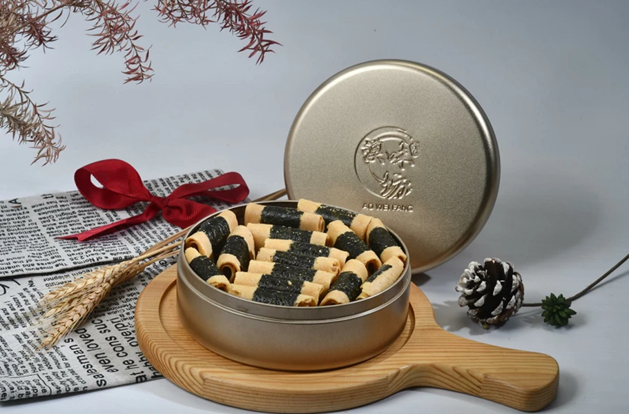 澳门澳味坊小金盒海苔肉松凤凰卷