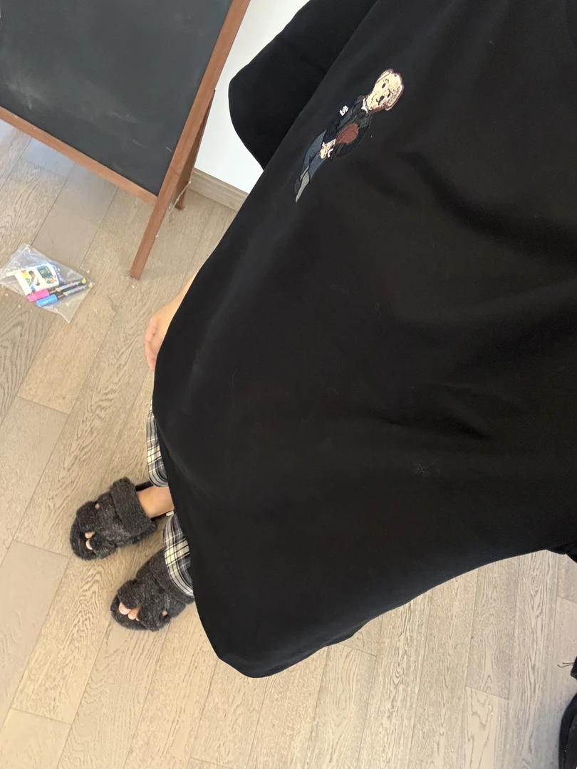 【绅士熊】短袖休闲百搭大码时尚情侣夏季宽松潮流印花圆领