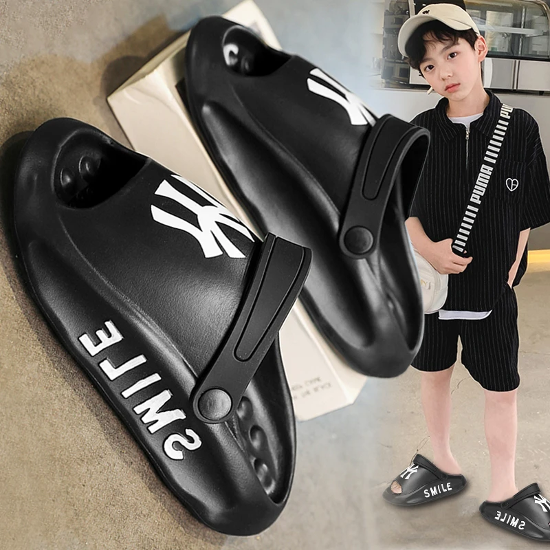 阿童木儿童拖鞋男童软底2025夏款踩屎感沙滩鞋中大童防水防滑凉鞋