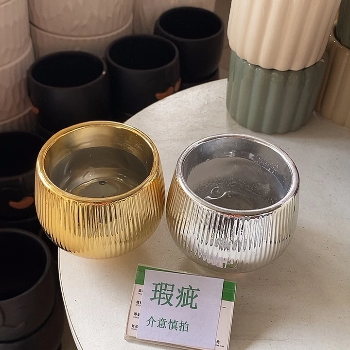 紫砂花盆多肉瑕疵盆有孔。