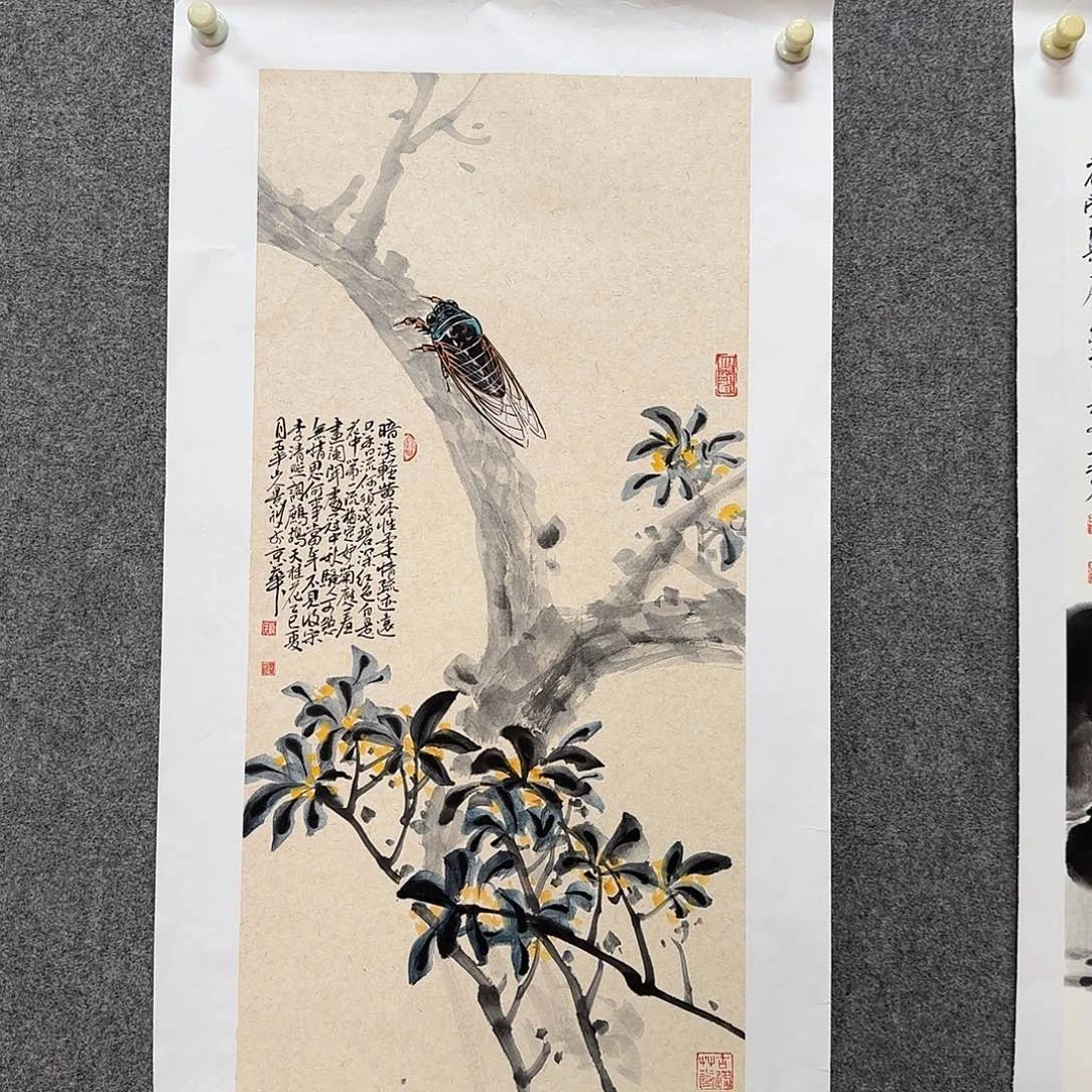 国画zz梁景欣老师手绘作品