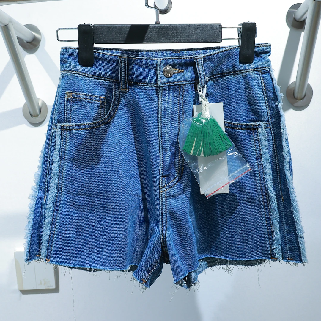 清货！Basic House/百家好 女士韩版夏季牛仔短裤HTDP321P