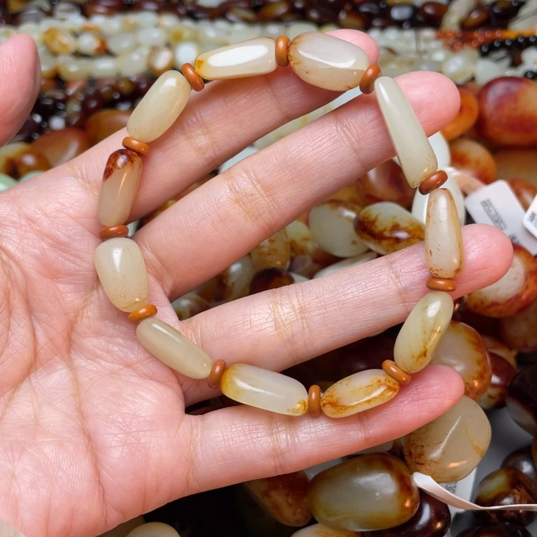 未镶嵌和田玉手链