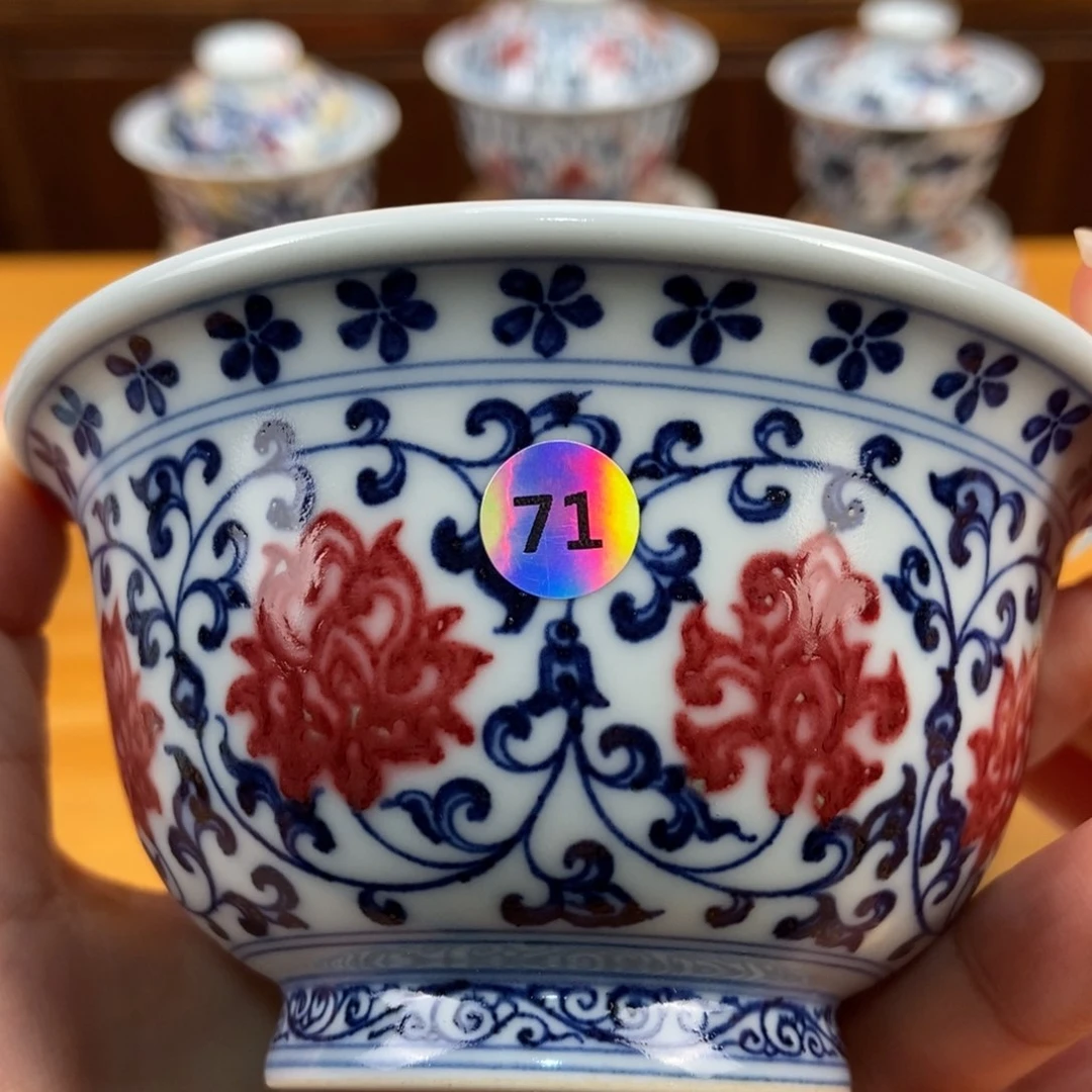 手绘现代茶具非古董