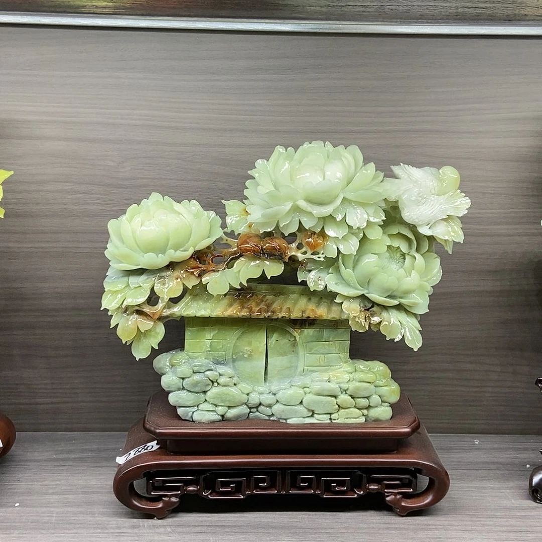 【闪购商品】蛇纹石玉（覆膜）珠宝奇石未镶嵌