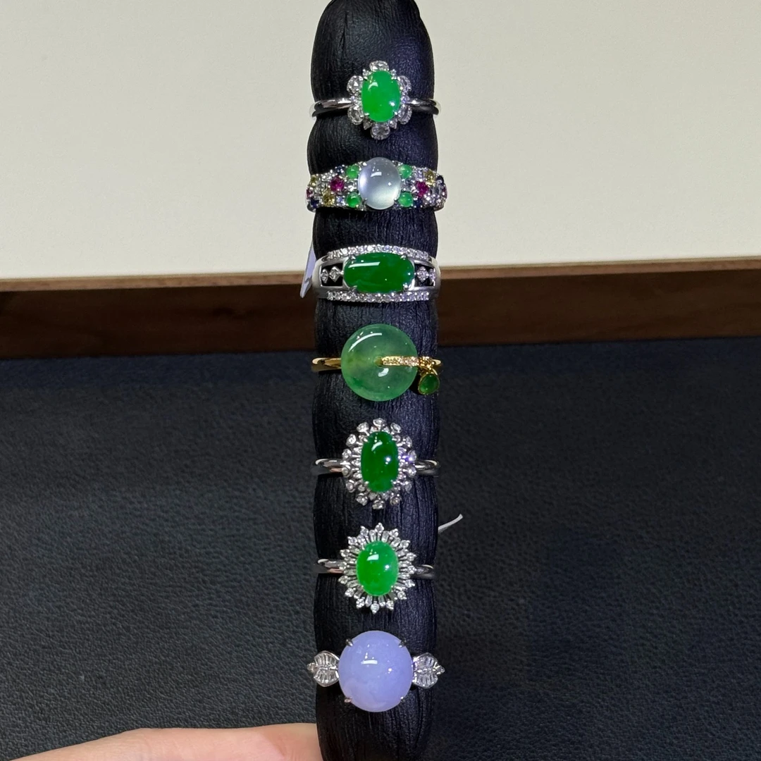 翡翠戒指-18K金-多样性发一件-CS4|CXQ21