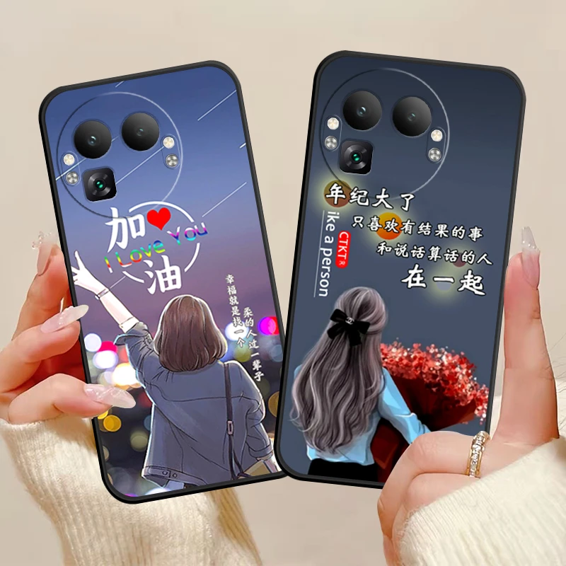 真我GT8pro手机壳RMX5200硅胶防摔全包软壳文字耐脏RealmeGT8pro