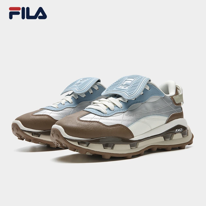 FILA斐乐【高定KM叠叠鞋】秋冬新款时尚运动潮流老爹鞋F12W543119F