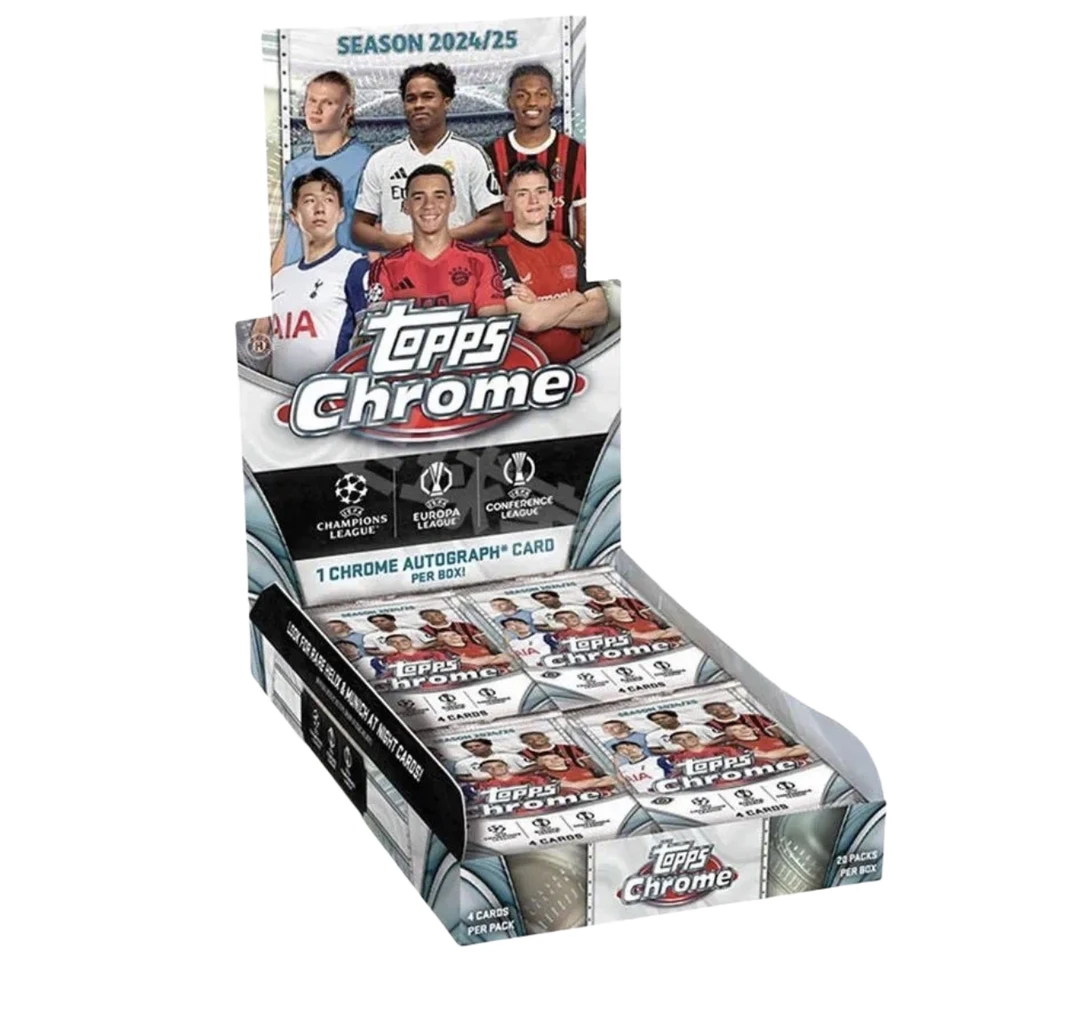 24-25 Topps 欧冠 topps chrome  hobby 球星卡 盲盒
