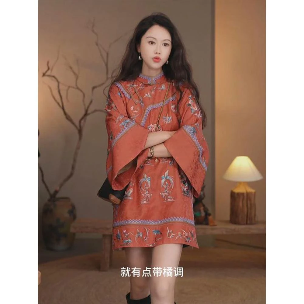 设计感独特新中式女装国风气质高级感超好看连衣裙女夏季2025新款